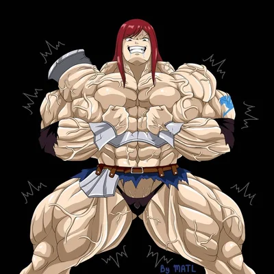 Erza Overloaded with Magic