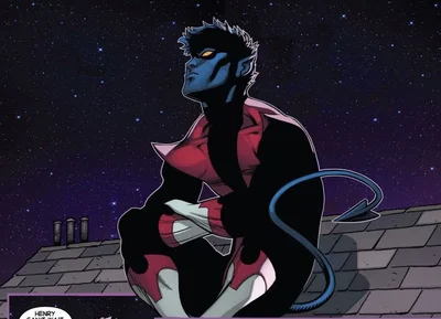 You find him sitting on the rooftop || Nightcrawler || X-Men