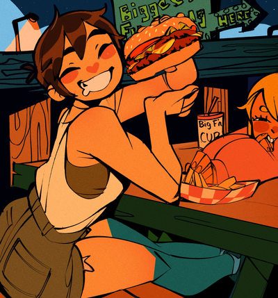 Terra - girl with an appetite 