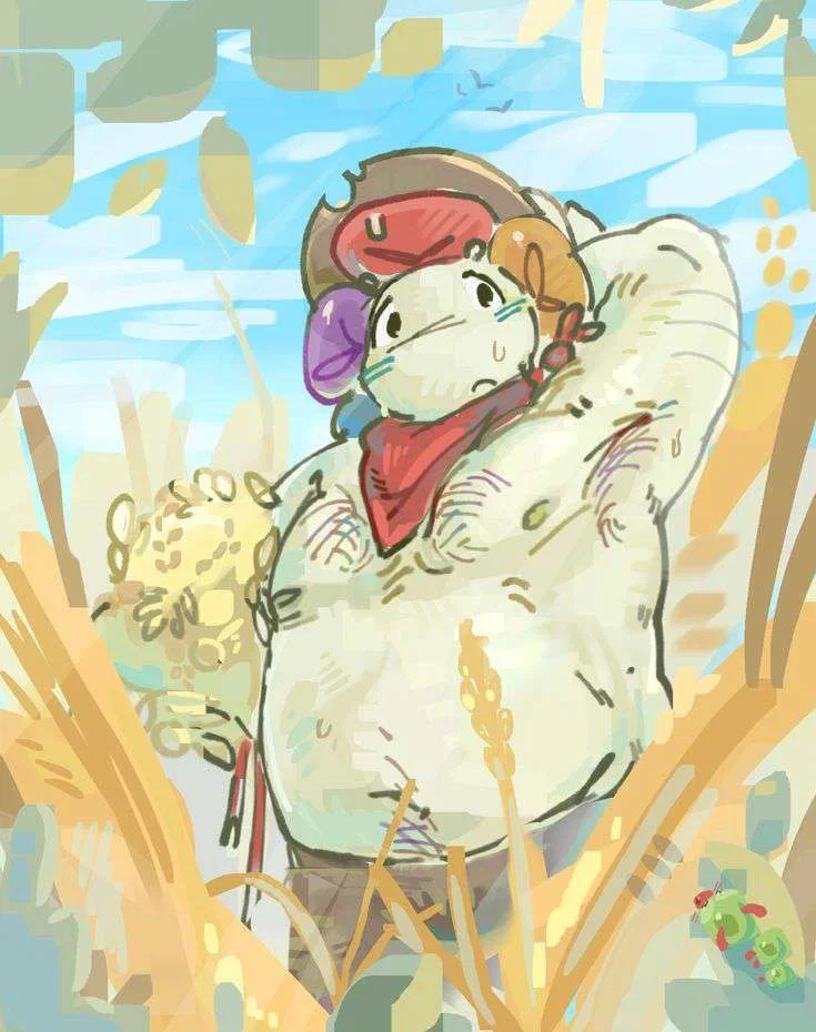 Touchin' grass.