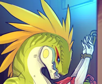 Fintir - Your Lizardfolk Wife Agreed To a Threesome With You