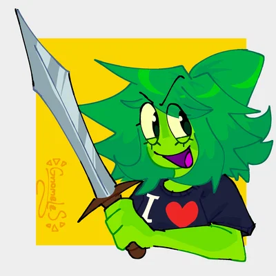 {💚🗡️} — Gweeny + hug!