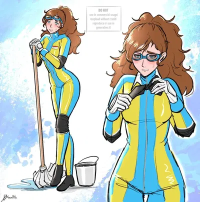 WaterGirl (Dispatch WaterBoy genderbend)