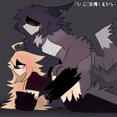 Nameless Werewolf but futa