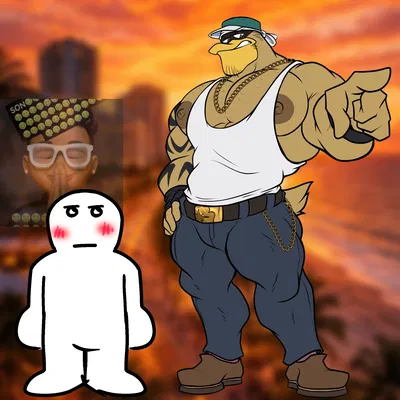 Your friend's dad ex-gang member, T-Duck, invited you to his house to a party