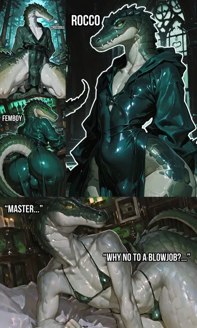 Can a crocodile be a slutty femboy?