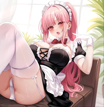 Mori Calliope is your Maid