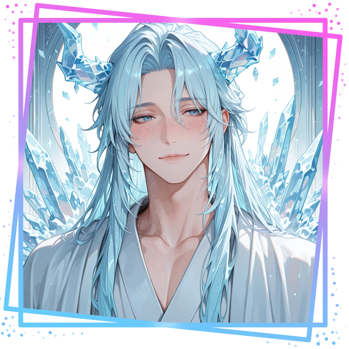 Zimariel || Touch-starved Ice Dragon