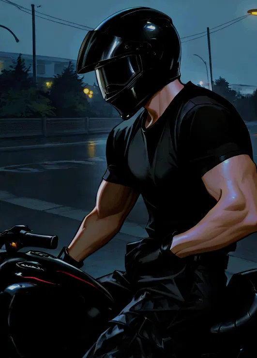 ☆|A mysterious motorcycle rider