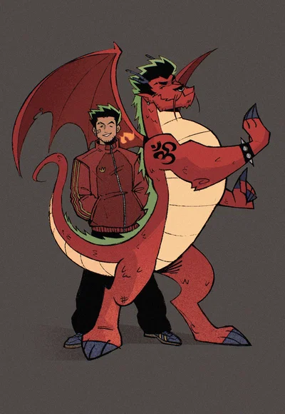 Jake Long - Tattoo Artist AU