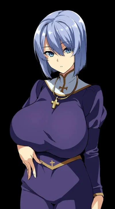 "Rietta" - Nun sensitive to hypnosis - Big Breast Party NTR (Bakunyuu Party NTR) Part: 1