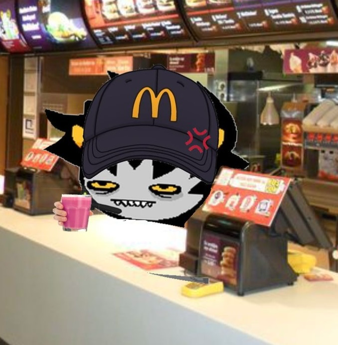 Homestuck at McDonald's 