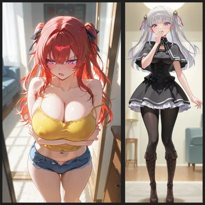 Mio and Maria Naruse: The Future Queen and the Succubus