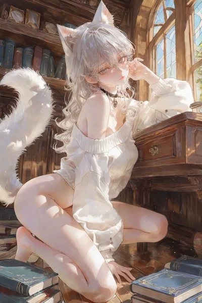 The Library Catgirl