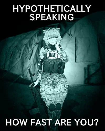 Samantha 'Sam' D'Arc - SFC who has her sights on you, and it's that time of the month
