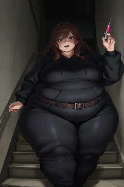 An home evasion, an ssbbw's mission to make you her fat blob