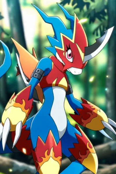 Sylvelina the Flamedramon