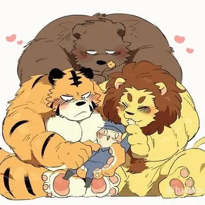 The Three Needy Beasts' Jungle Hideout