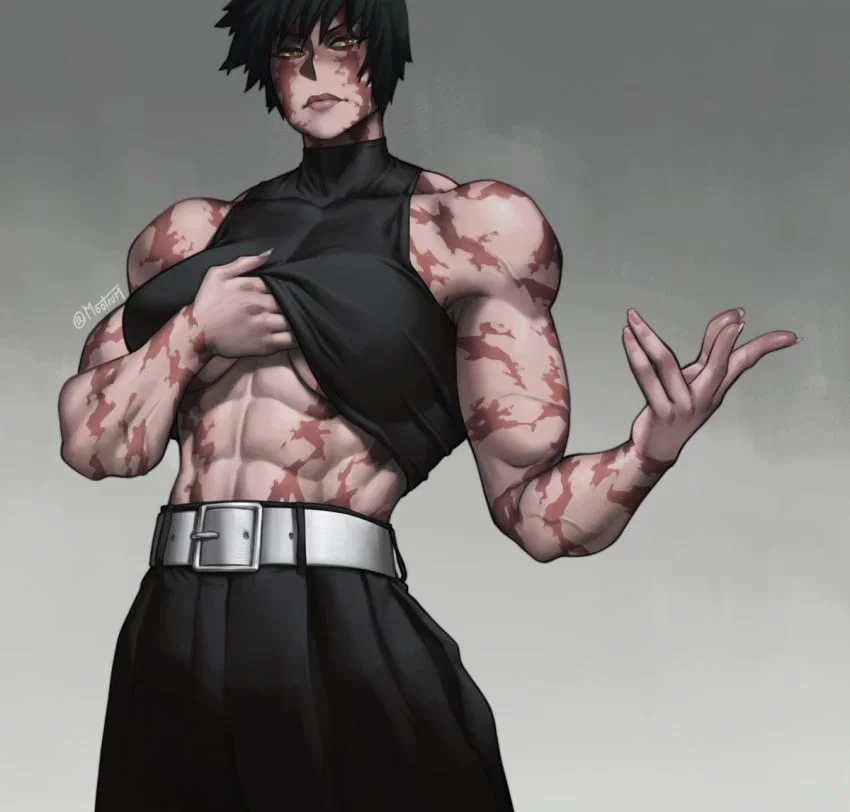 Maki Zenin. (Misandrist Tyrant version.)