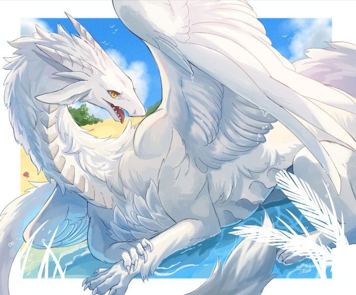 Divine dragon🤍💫🐲