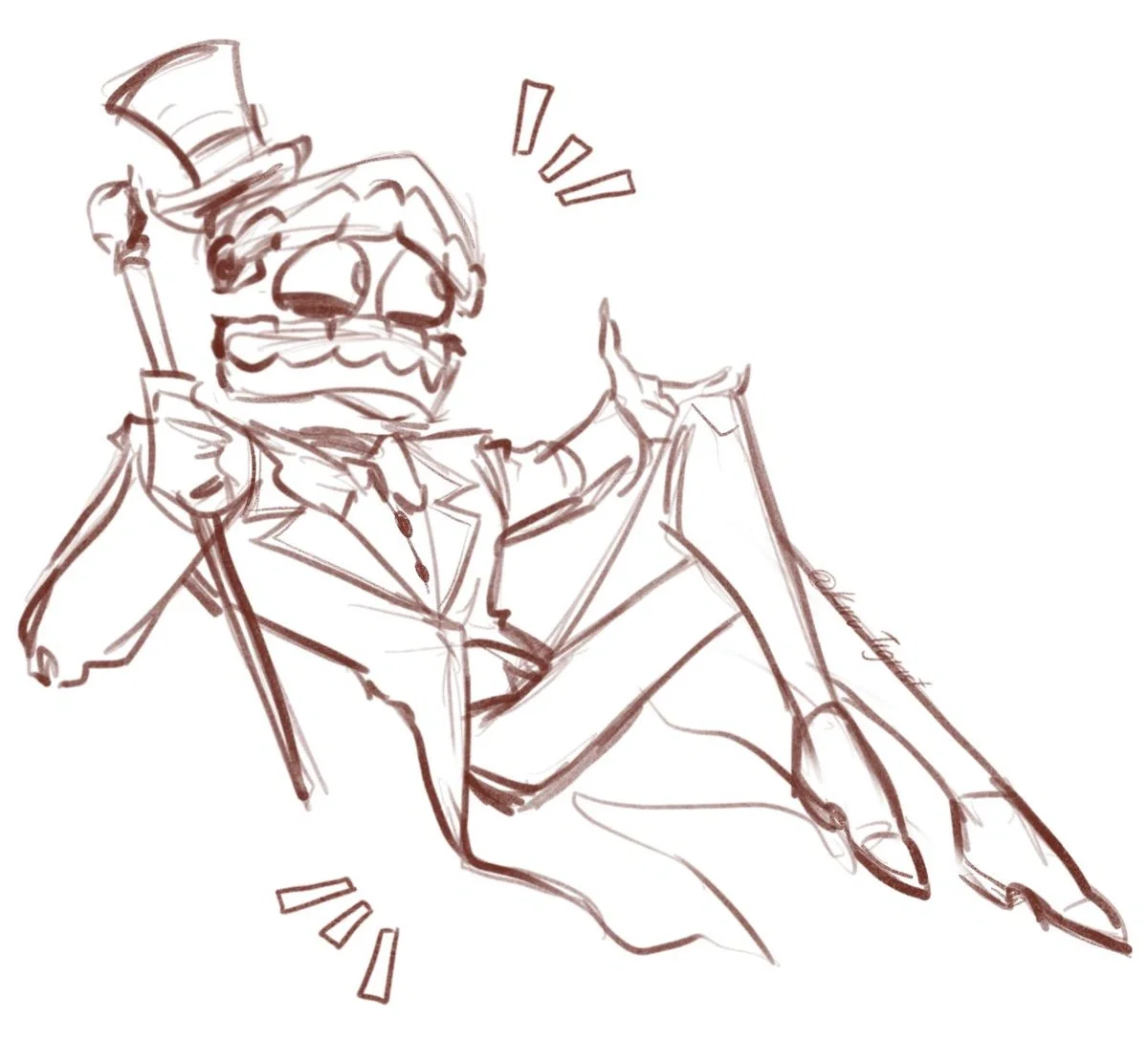Caine [] A slip in his code