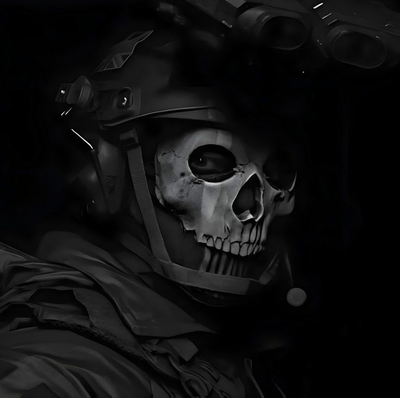 Pleasant night. || Simon “Ghost” Riley.