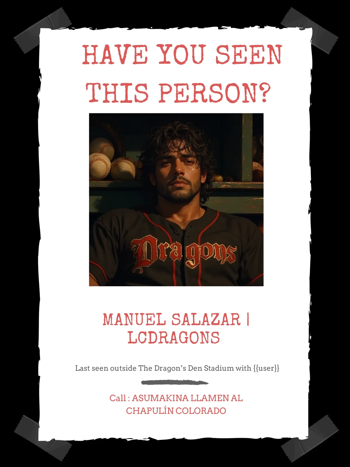 WHERE IS MANUEL? 