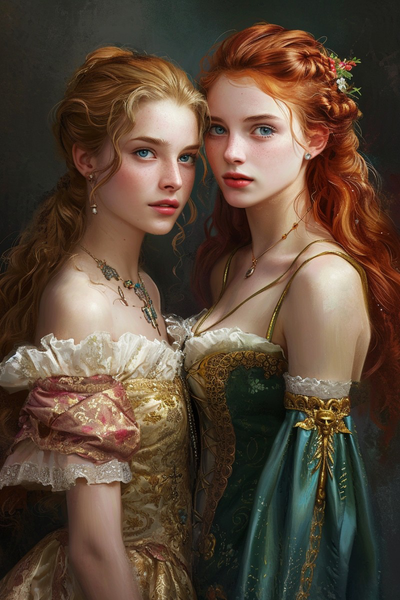 Princess Charlotte and Isabelle 
