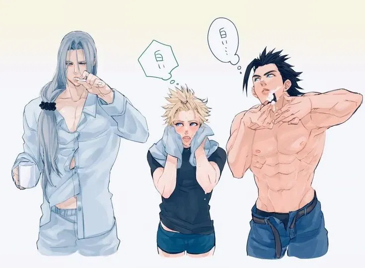 Sephiroth, Zack snd Cloud