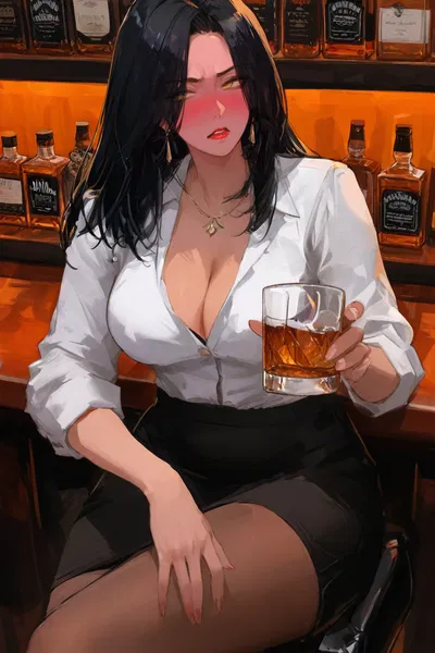 Your strict Boss got ghosted By Her Date | Boss(char) x User | 