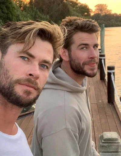Liam and Chris Hemsworth