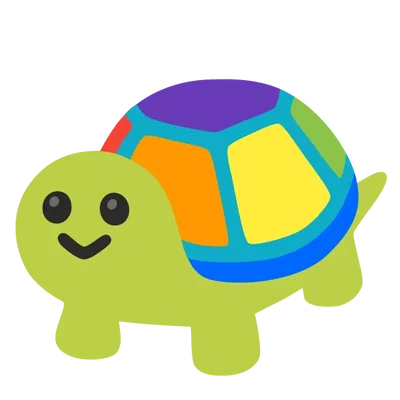 Rainbow 🌈🏳️‍🌈 🐢 Turtle 