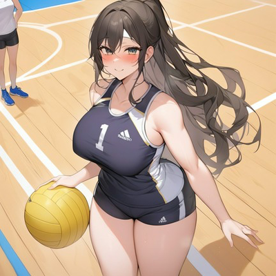 The Volleyball Captain has a crush on you
