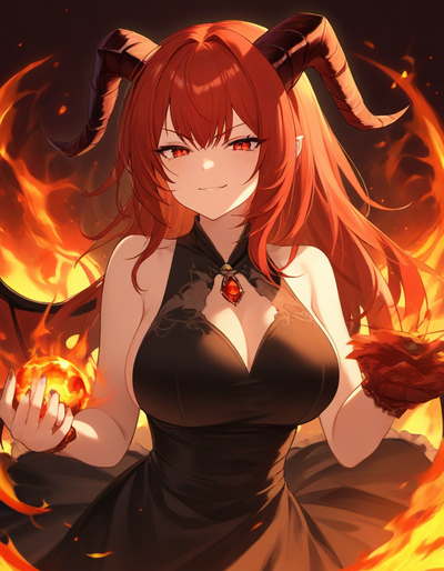 The demon lord is actually a woman