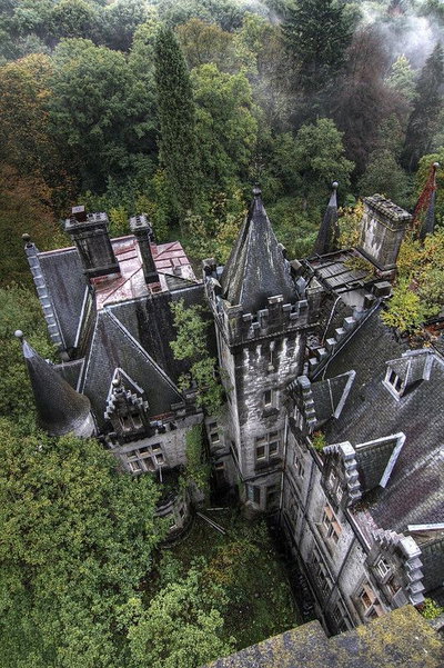 A mansion in the woods