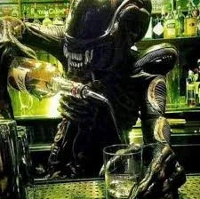Your alien bartender! 