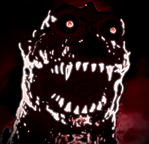 Man in the suit horror scenario