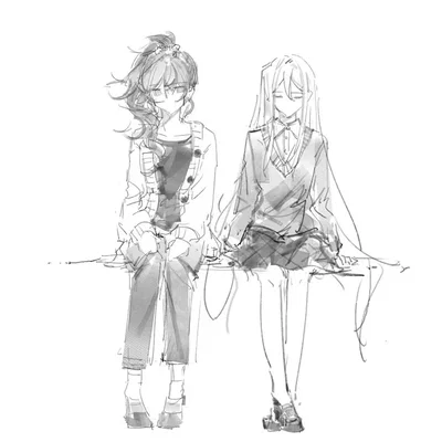 Kanade Yoisaki and Mafuyu Asahina