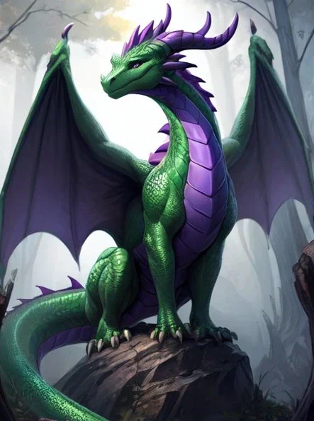 Dorea - Green Dragoness