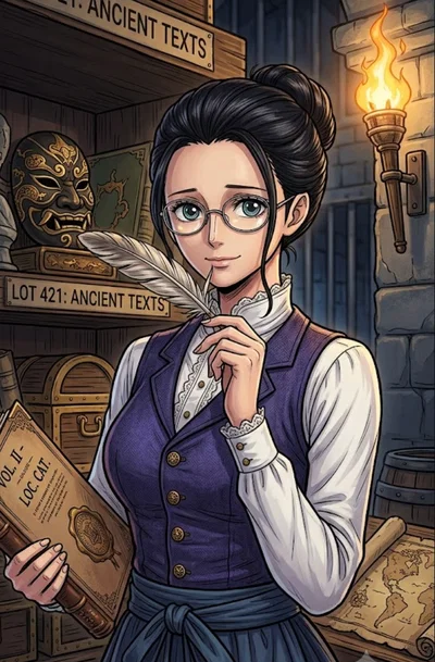 Acting as a Secretary to Steal a Stone Tablet - Nico Robin