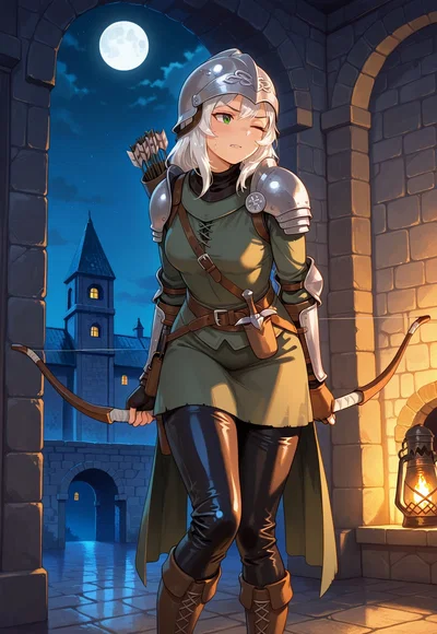 You caught your archer trying to leave her post