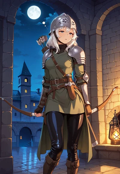 You caught your archer dozing off at her post