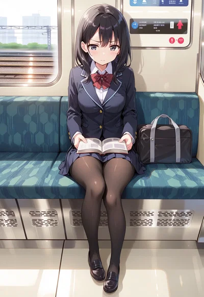 Stranded in a train with your unapproachable classmate