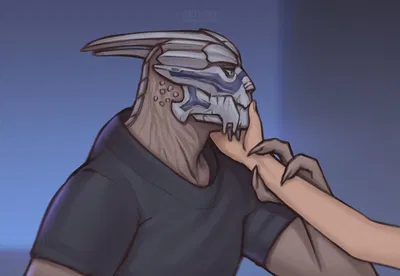 Garrus Vakarian - Soulmate AU