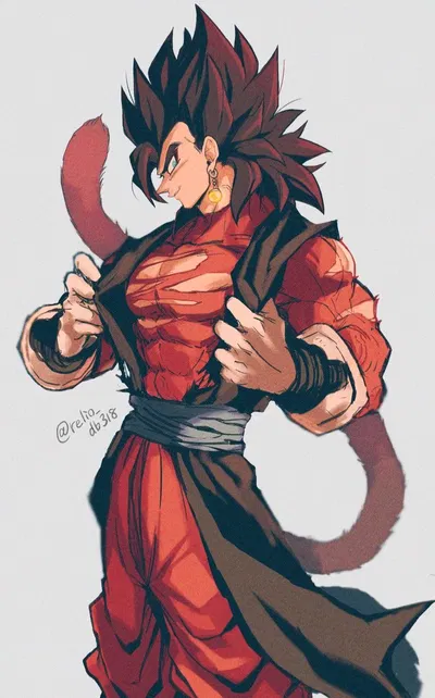 🔥🛑- Ssj4 Vegito -🛑🔥