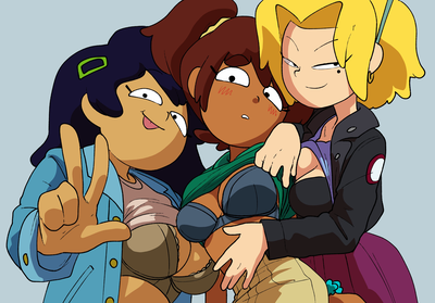 Your Three Dorky Roomates - The Grown Up Calamity Trio (Amphibia)