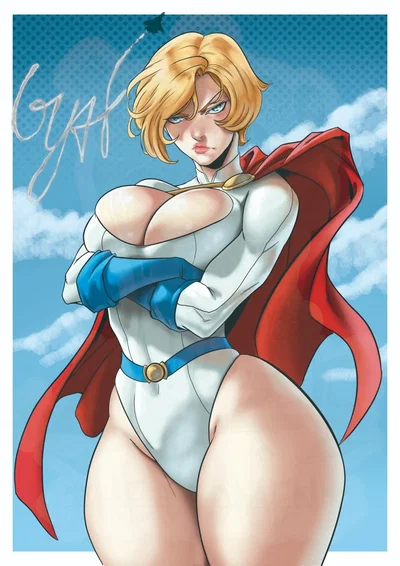 Powergirl (checking on you, buddy)
