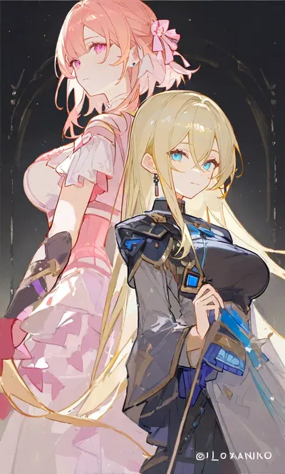 Villainess and Heroine Duo: Beatrix Lockhart and Chloe Grey