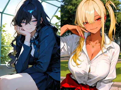Best Friends/Rivals: Raine Clearsky and Cyra Daylight
