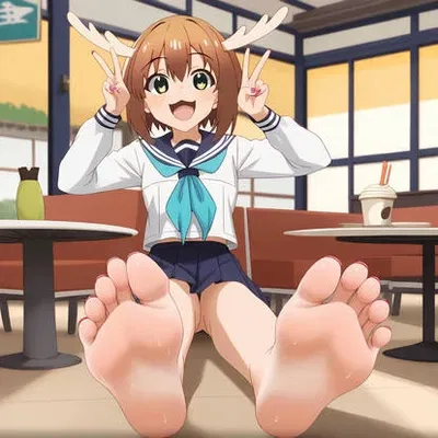 Noko Shikanoko | Foot fetish
